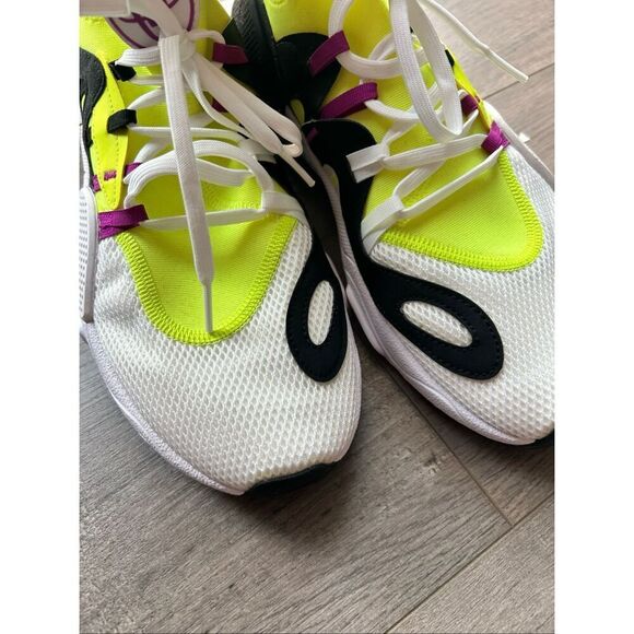 Nike Air Huarache Edge TXT Magenta Yellow Size 9.5 - excellent condition - Picture 5 of 7